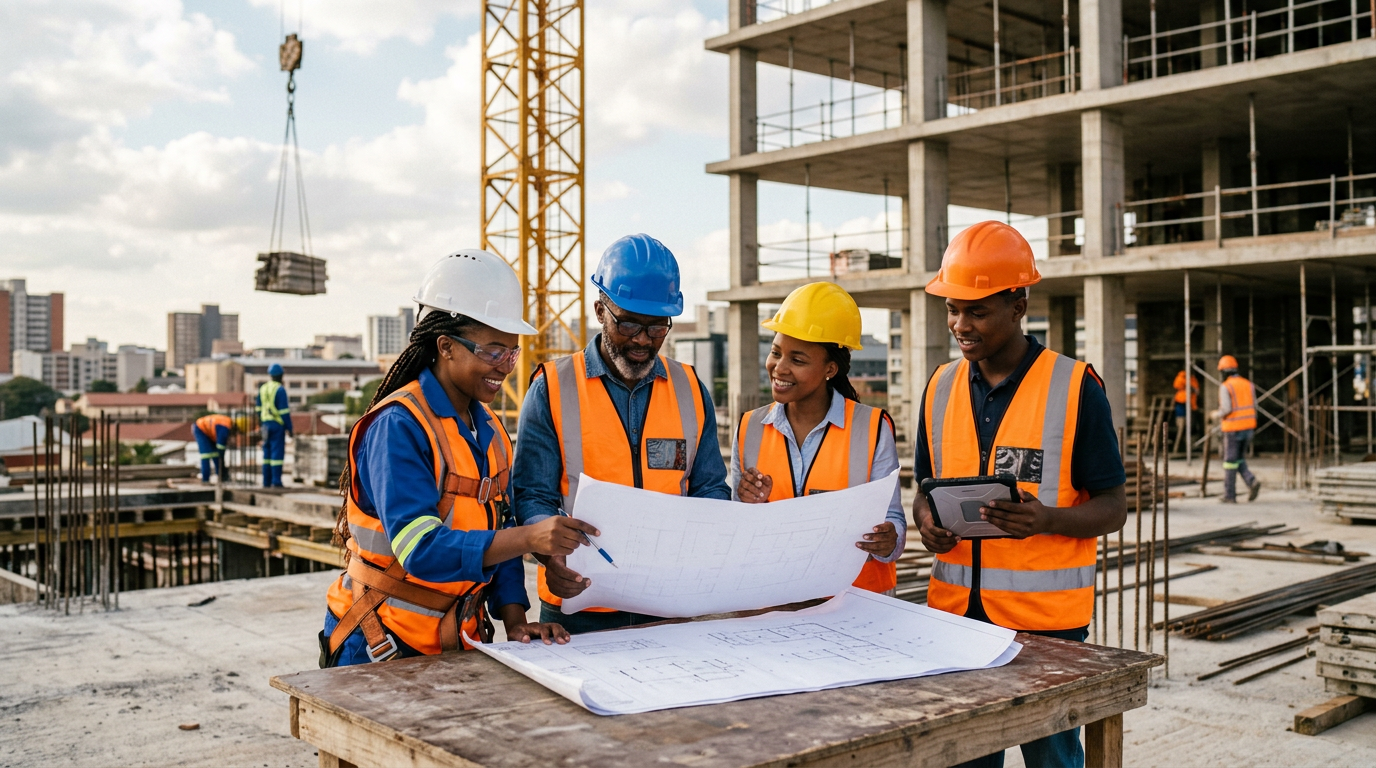 Professionnels du secteur BTP en Afrique